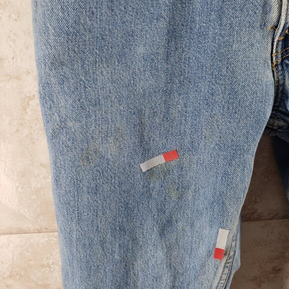 Blue Jeans Levis Signature Mid Rise Straight Leg Pants Mens Size Regular 34 X 30 - Picture 8 of 11